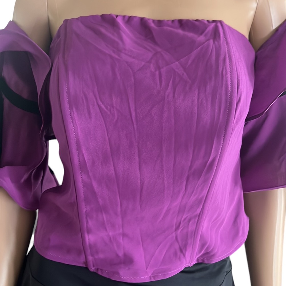 Lulumari WIRED RUFFLE OFF SHOULDER TOP - Picture 6 of 10